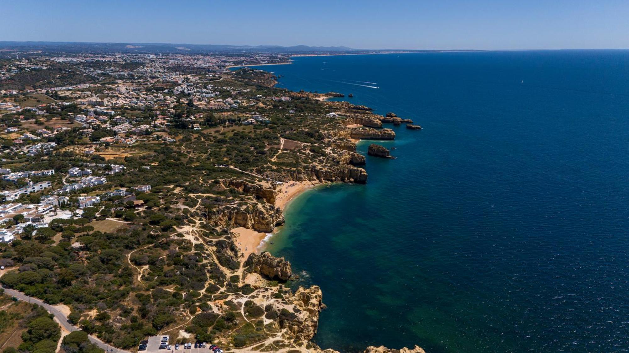 Apartamento No Condominio Baia Village Com Piscina Albufeira Eksteriør billede